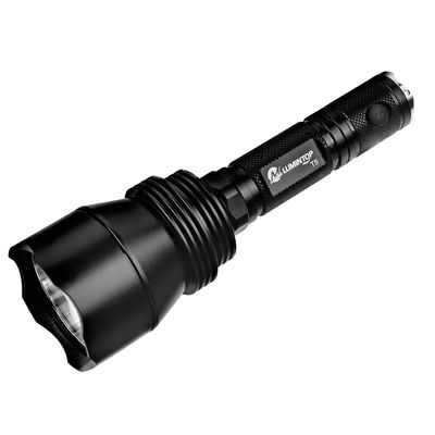 China Military Police Tactical Hunting Flashlight , Self Defense Hunting Torch Light supplier