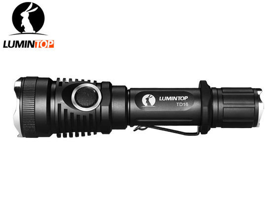 China Emergency Lumintop Td16 Flashlight , Military Tactical Flashlight Max 1000 Lumens supplier
