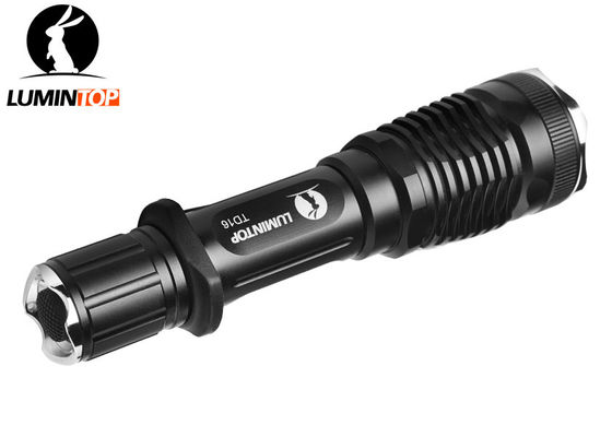 China Outdoor Tactical LED Flashlight Remote Cotroller 1.5 Meters Impact Resistance supplier