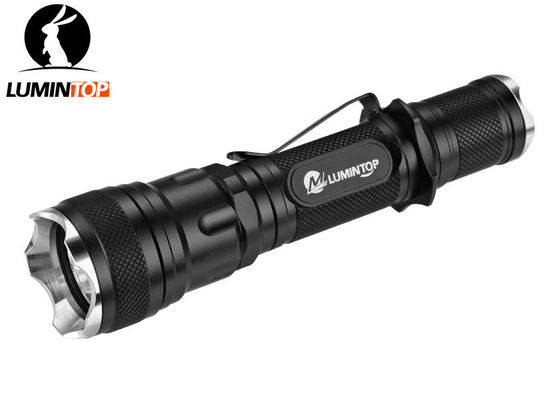 China Black Lumintop Td12 Flashlight , Cree Tactical Flashlight With Remote Controller supplier