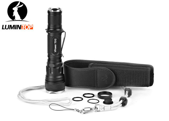 China LED Search And Rescue Flashlight Beam Distance 300m 18650 Battery Powered supplier