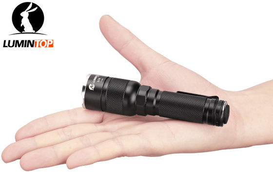 China Tail Switch Tactical LED Flashlight 130 Lumens 1 Hour Output Cree XP-G2 R5 LED supplier