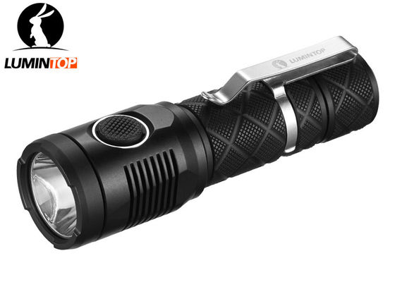 China 87g Rechargeable LED Flashlight With Charging / Low Power Indicator supplier