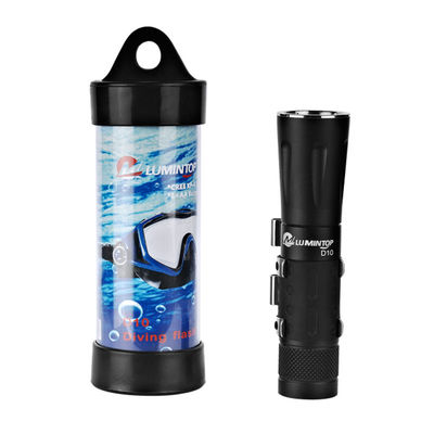 China Custom Waterproof Flashlight For Diving Underwater 150 Meters Light Distance supplier