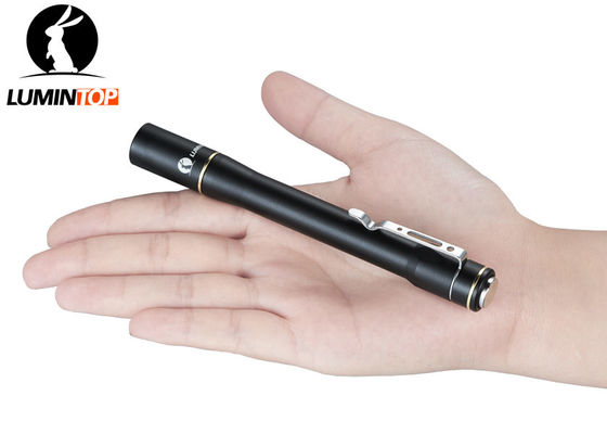 China 23g Everyday Carry Flashlight With Self Luminlous O Ring AAA Battery Powered supplier