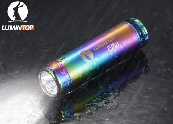 China Self Luminlous EDC LED Flashlight With Personalized Chromatic Body supplier