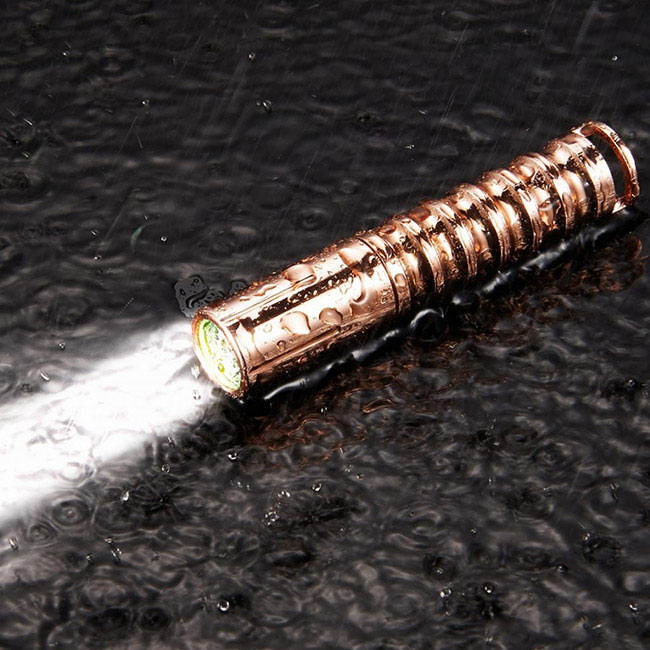 Most Powerful Lumintop Copper Flashlight , Portable Pocket LED Flashlight