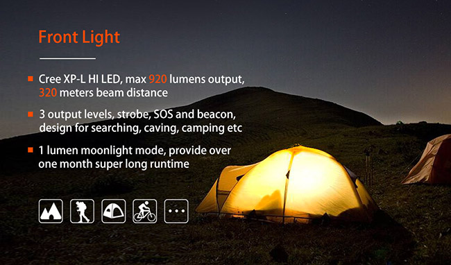 Search / Camping Rechargeable LED Flashlight Aluminum Alloy Material