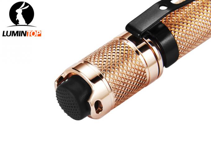 EDC Lumintop Copper Tool AAA Flashlight , Mini LED Powerful Pocket Torch