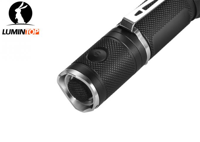 Easy Operate Lumintop Td15s Flashlight , Tactical Police Flashlight With Fliter