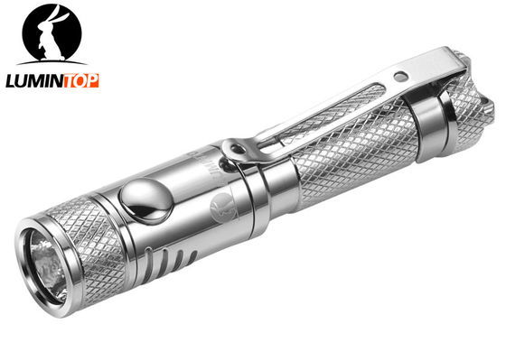 China Stainless Steel Ant Lumintop AAA Flashlight With Self - Luminlous Tritium supplier
