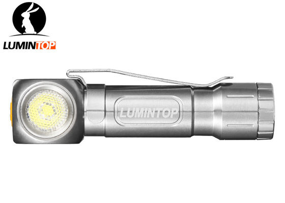 China Portable Custom LED Flashlight With Magnetic Tail Cap / Side Light supplier