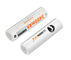 Micro USB Rechargeable Flashlight Batteries 3.7V 3400mAh High Capacity supplier